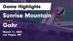 Sunrise Mountain  vs Gahr  Game Highlights - March 11, 2024
