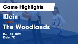 Klein  vs The Woodlands  Game Highlights - Dec. 20, 2019