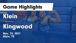 Klein  vs Kingwood  Game Highlights - Nov. 23, 2021