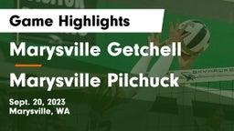 Marysville Getchell  vs Marysville Pilchuck  Game Highlights - Sept. 20, 2023