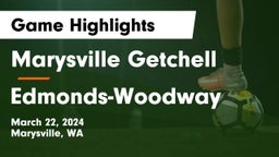 Marysville Getchell  vs Edmonds-Woodway  Game Highlights - March 22, 2024