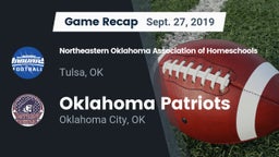 Recap: Northeastern Oklahoma Association of Homeschools vs. Oklahoma Patriots 2019