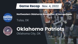 Recap: Northeastern Oklahoma Association of Homeschools vs. Oklahoma Patriots 2022