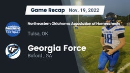 Recap: Northeastern Oklahoma Association of Homeschools vs. Georgia Force 2022