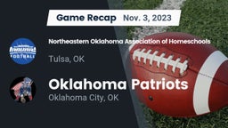 Recap: Northeastern Oklahoma Association of Homeschools vs. Oklahoma Patriots 2023