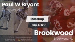 Matchup: Paul W Bryant vs. Brookwood  2017