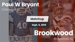 Matchup: Paul W Bryant vs. Brookwood  2019