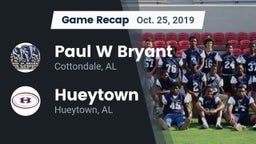 Recap: Paul W Bryant  vs. Hueytown  2019