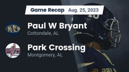 Recap: Paul W Bryant  vs. Park Crossing  2023