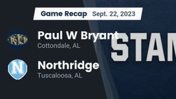 Recap: Paul W Bryant  vs. Northridge  2023