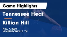 Tennessee Heat vs Killian Hill Game Highlights - Nov. 7, 2020