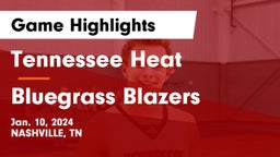Tennessee Heat vs Bluegrass Blazers Game Highlights - Jan. 10, 2024