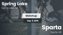 Matchup: Spring Lake High vs. Sparta  2016