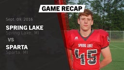 Recap: Spring Lake  vs. Sparta  2016