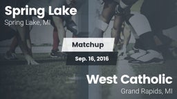 Matchup: Spring Lake High vs. West Catholic  2016