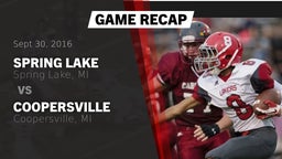 Recap: Spring Lake  vs. Coopersville  2016