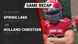 Recap: Spring Lake  vs. Holland Christian  2016