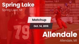 Matchup: Spring Lake High vs. Allendale  2016