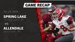 Recap: Spring Lake  vs. Allendale  2016