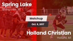 Matchup: Spring Lake High vs. Holland Christian  2017