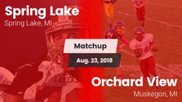 Matchup: Spring Lake High vs. Orchard View  2018