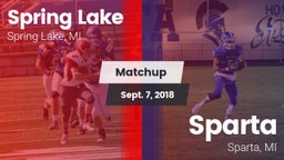 Matchup: Spring Lake High vs. Sparta  2018
