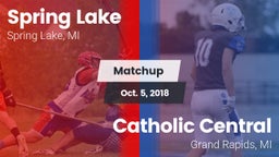 Matchup: Spring Lake High vs. Catholic Central  2018