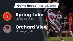 Recap: Spring Lake  vs. Orchard View  2018