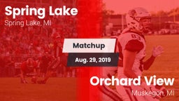 Matchup: Spring Lake High vs. Orchard View  2019