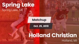 Matchup: Spring Lake High vs. Holland Christian 2019