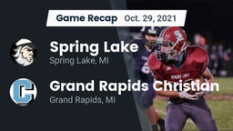 Recap: Spring Lake  vs. Grand Rapids Christian  2021