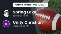 Recap: Spring Lake  vs. Unity Christian  2021