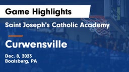 Saint Joseph's Catholic Academy vs Curwensville  Game Highlights - Dec. 8, 2023
