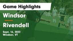 Windsor  vs Rivendell Game Highlights - Sept. 16, 2022