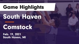 South Haven  vs Comstock  Game Highlights - Feb. 19, 2021