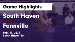 South Haven  vs Fennville  Game Highlights - Feb. 17, 2023