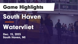 South Haven  vs Watervliet  Game Highlights - Dec. 15, 2023