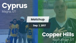 Matchup: Cyprus  vs. Copper Hills  2017