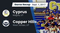 Recap: Cyprus  vs. Copper Hills  2017