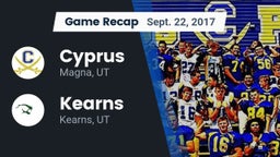 Recap: Cyprus  vs. Kearns  2017