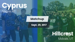 Matchup: Cyprus  vs. Hillcrest   2017
