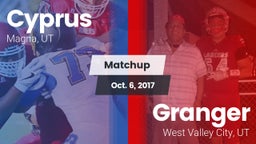 Matchup: Cyprus  vs. Granger  2017