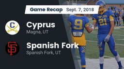 Recap: Cyprus  vs. Spanish Fork  2018