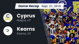 Recap: Cyprus  vs. Kearns  2018