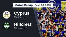 Recap: Cyprus  vs. Hillcrest   2018