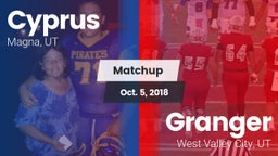 Matchup: Cyprus  vs. Granger  2018