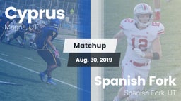 Matchup: Cyprus  vs. Spanish Fork  2019