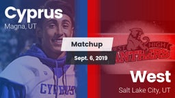 Matchup: Cyprus  vs. West  2019
