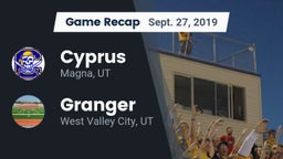 Recap: Cyprus  vs. Granger  2019