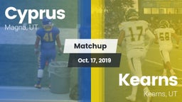 Matchup: Cyprus  vs. Kearns  2019
